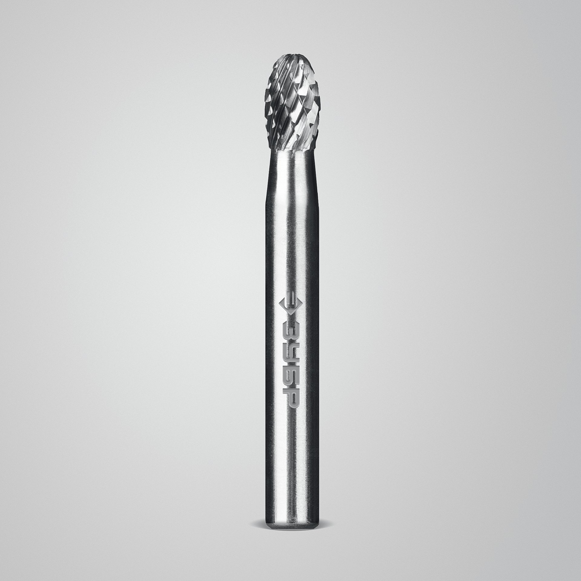 ЗУБР 6х10 мм, тип E (овал, радиус 2.5 мм), хв-к 6 мм, твердосплавная борфреза, ПРОФЕССИОНАЛ (28804-6-10)