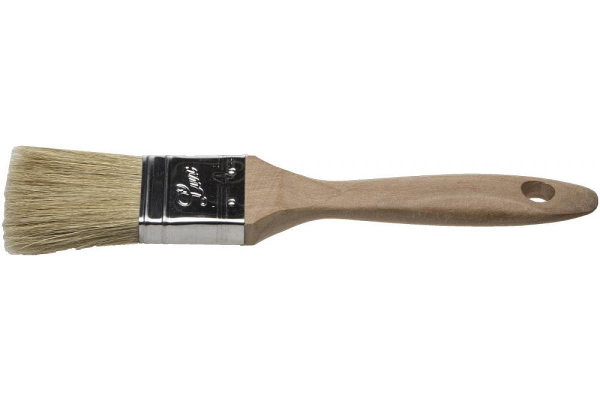 Кисть деревянная 38мм, светлая