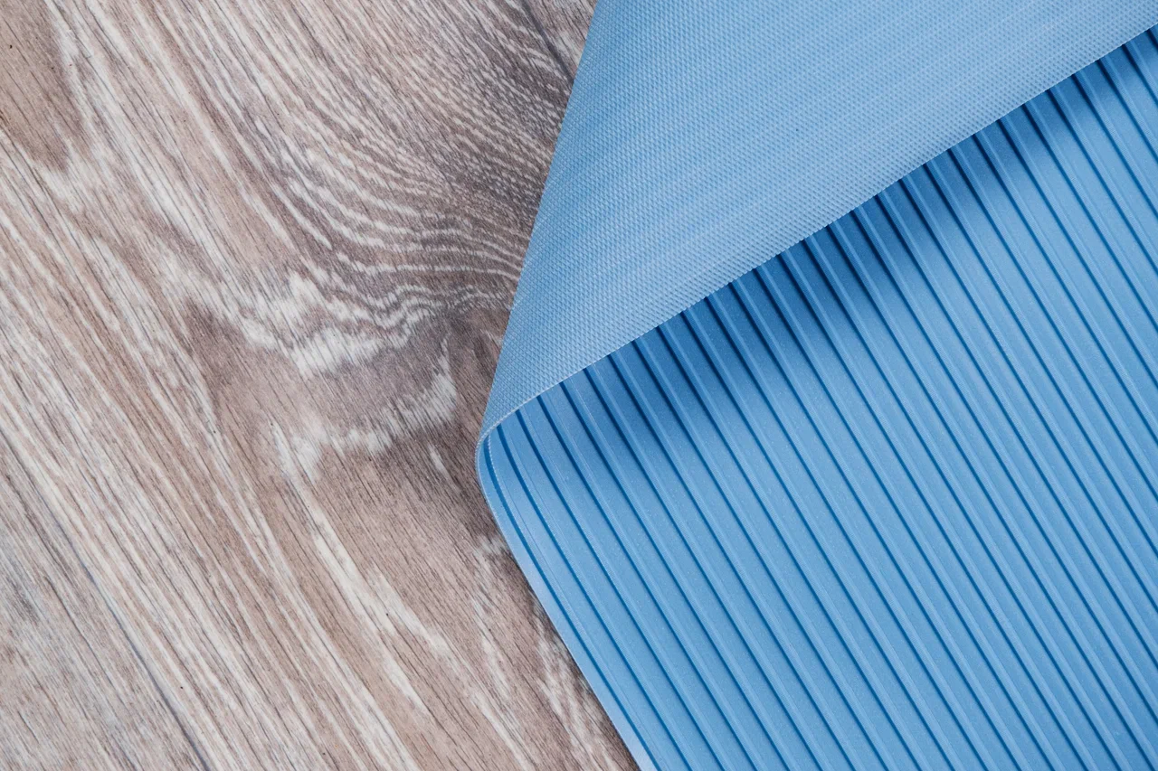 ПВХ «Рифленка» 1,2x15 м синий