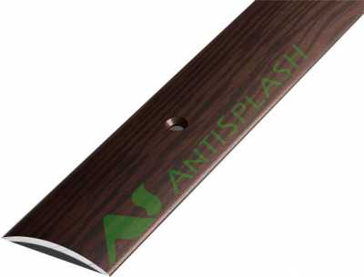 Пороги алюминиевые ПС-04 44,5x4,5 мм, дуб венге