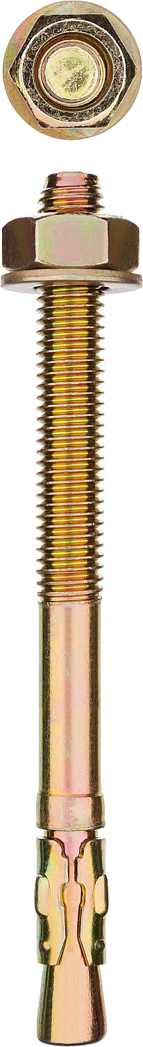 ЗУБР М16 х 200 мм, 6 шт, клиновой анкер (302032-16-200)