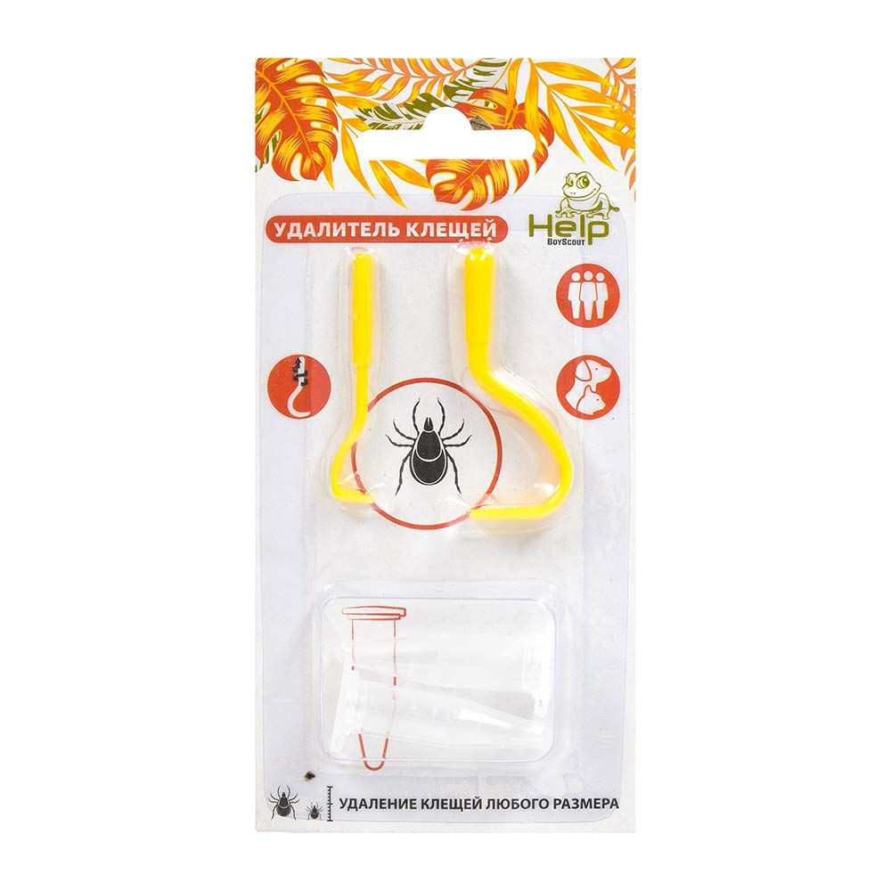 Удалитель КЛЕЩЕЙ 2 шт в уп (пластик)