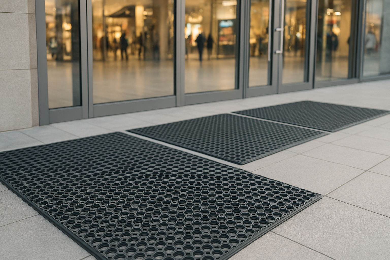 Коврик резиновый с отверстиями «Домино» 400 х 600 х 22 мм