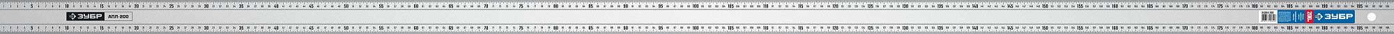 ЗУБР АПЛ, 2.0 м, усиленная алюминиевая линейка, Профессионал (34384-200)