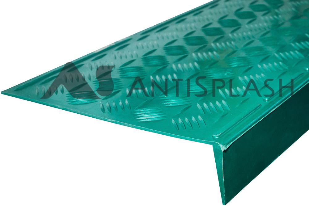 Большая облегченная проступь 750x305x71, зеленая