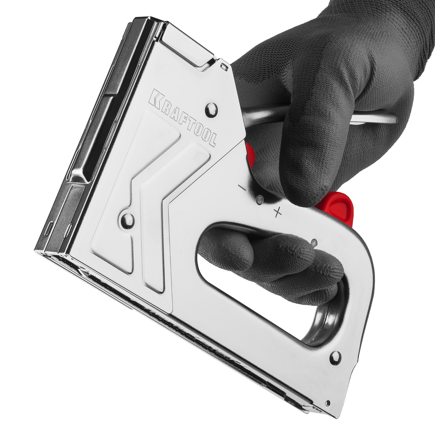 KRAFTOOL EXTREM 53, тип 53 (A/10/JT21) 23GA (6 - 16 мм)/300/500, стальной рессорный степлер (3180)