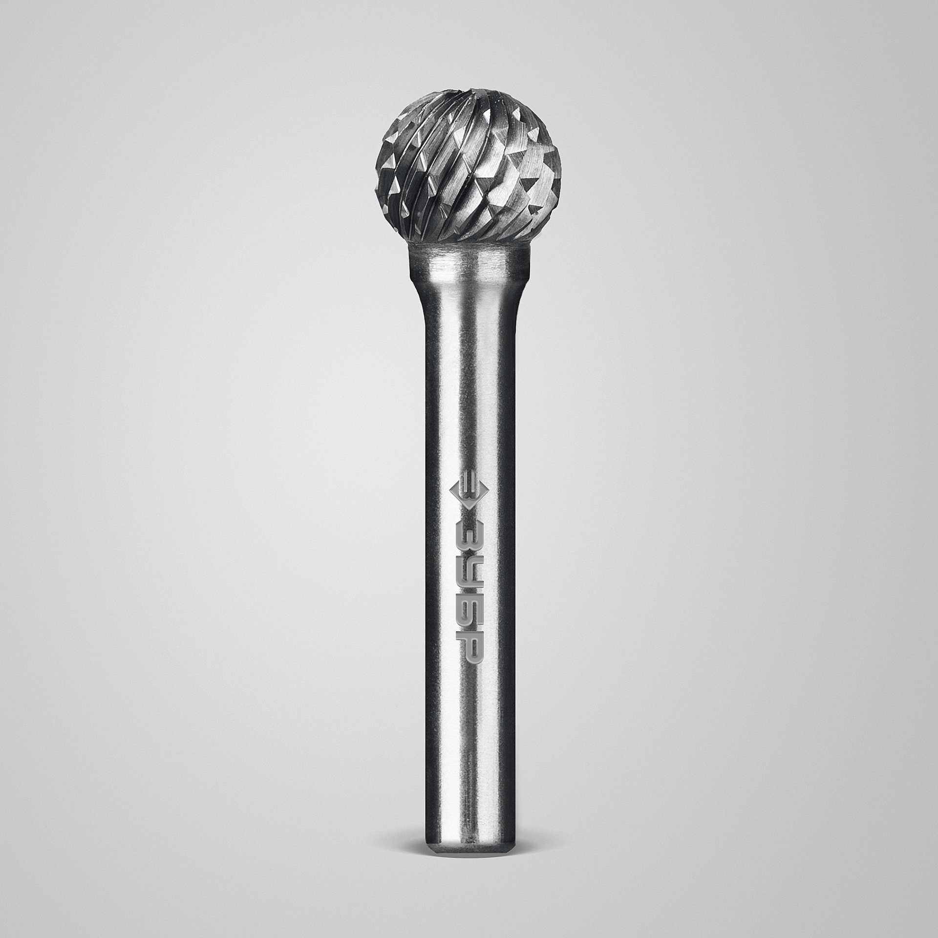 ЗУБР 12х11 мм, тип D (сфера), хв-к 6 мм, твердосплавная борфреза, ПРОФЕССИОНАЛ (28803-12-11)