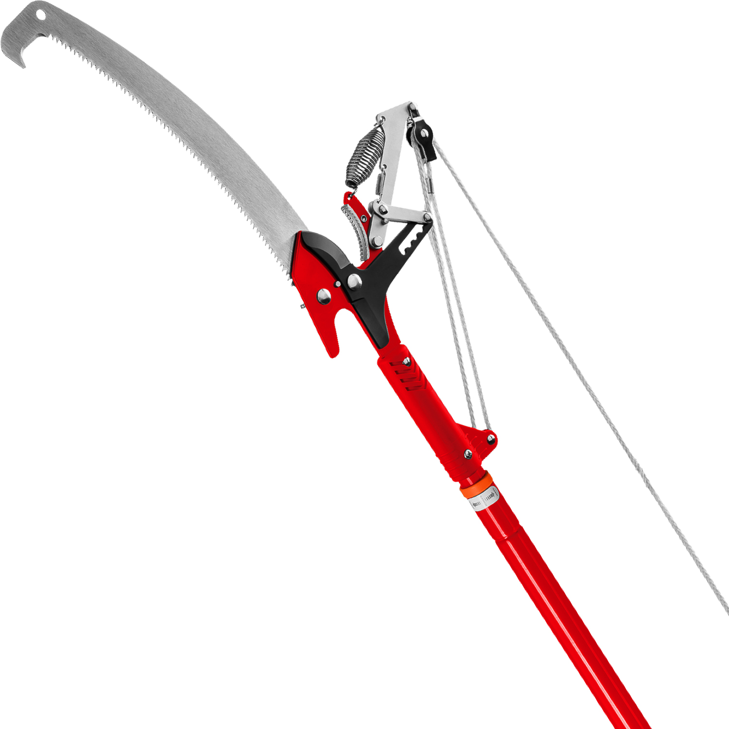 GRINDA HX-350, 350 мм, лезвия закалены, антикор. покрытие, храповый механизм, пила хромированная, режущий крюк, штанговый сучкорез (8-424431)