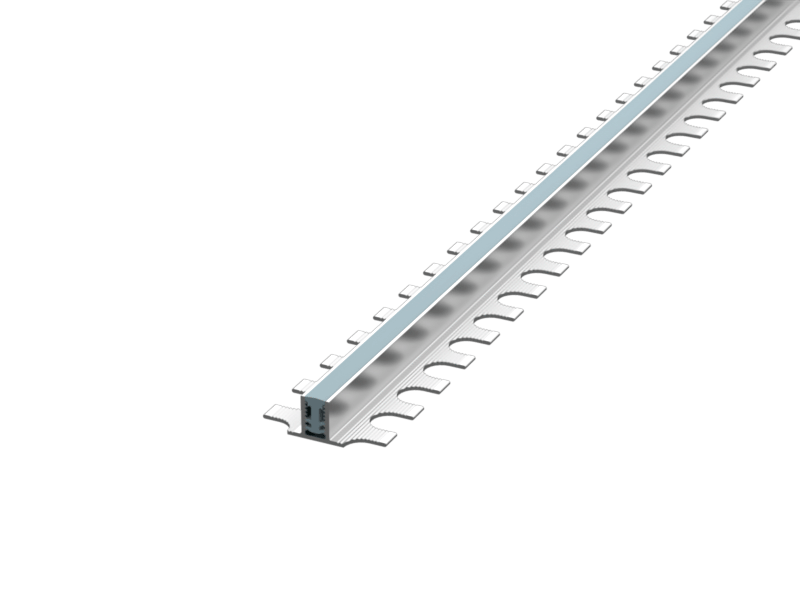 Профиль «Евроступень» T 7x10x2500 мм серый