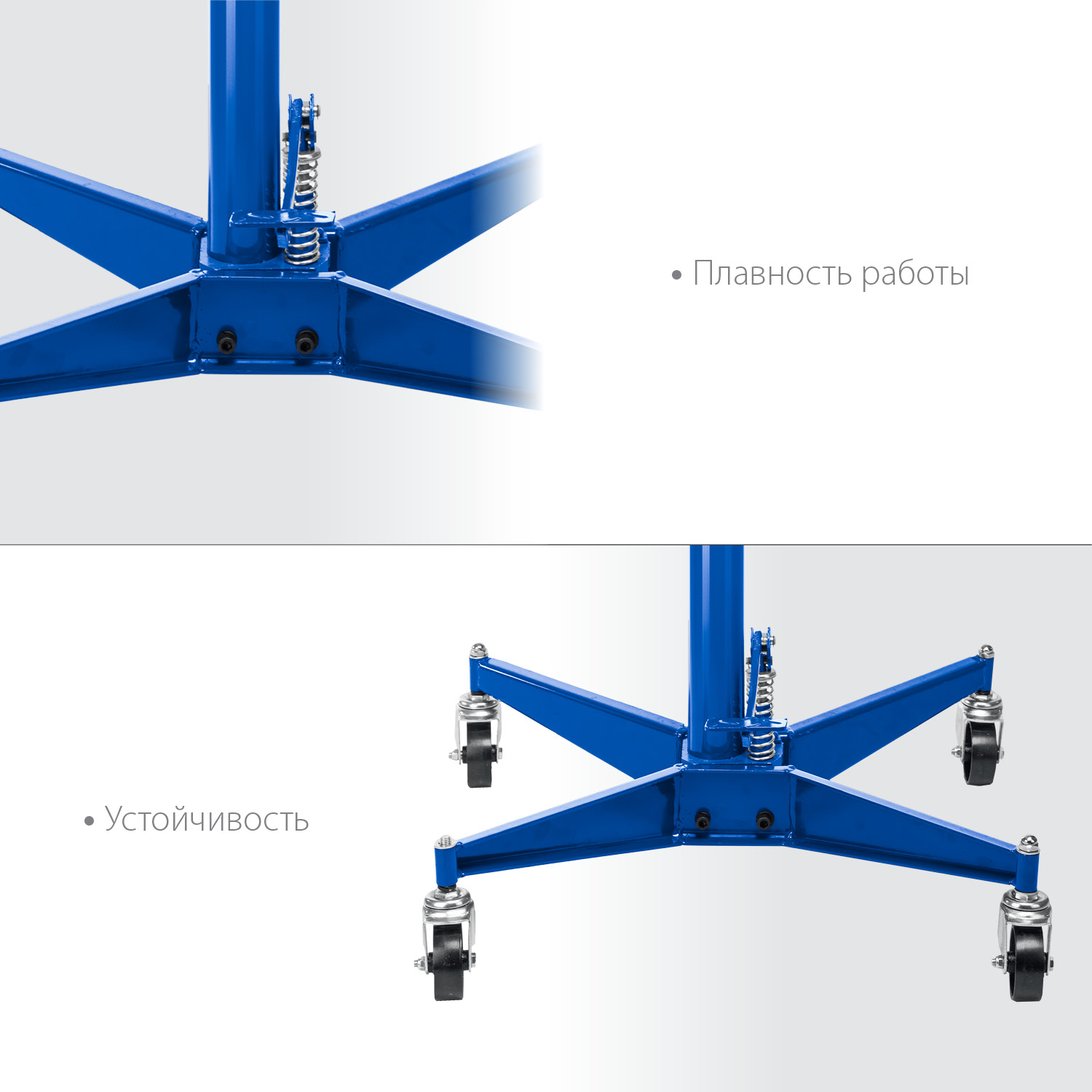 ЗУБР 0.5 т, 1100 - 1900 мм, гидравлическая трансмиссионная стойка, Профессионал (43061-0.5)