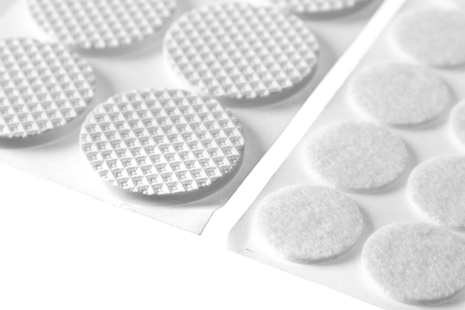 STAYER белые, самоклеящиеся, 98 шт, набор мебельных накладок (40917-H98)