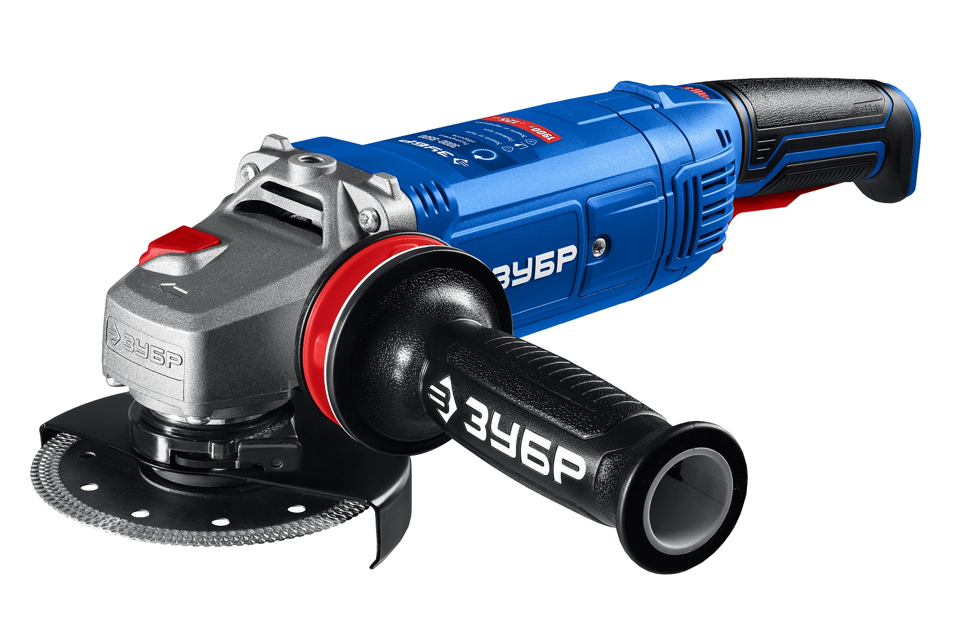 ЗУБР 1900 Вт, d125 мм, УШМ, регулировка оборотов, фланец ″МИГ″, Профессионал (УШМ-П125-1905 ЭПСТ)