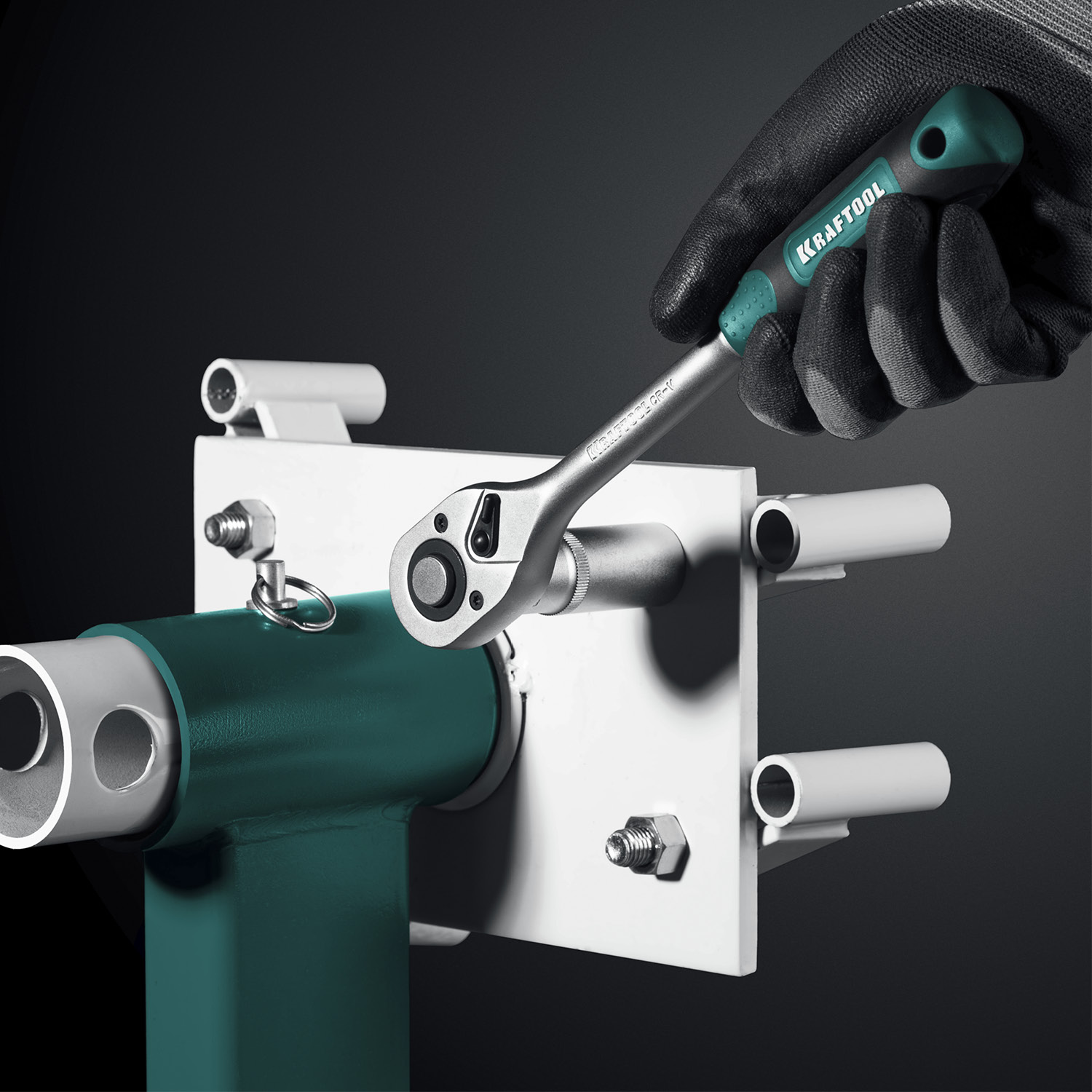 KRAFTOOL EXTREM-66, 66 предм., (1/2″+1/4″), универсальный набор инструмента (27976-H66)