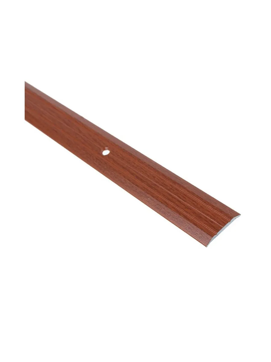 Порог алюминиевый  А-1 25x2,8x1800 мм, Орех