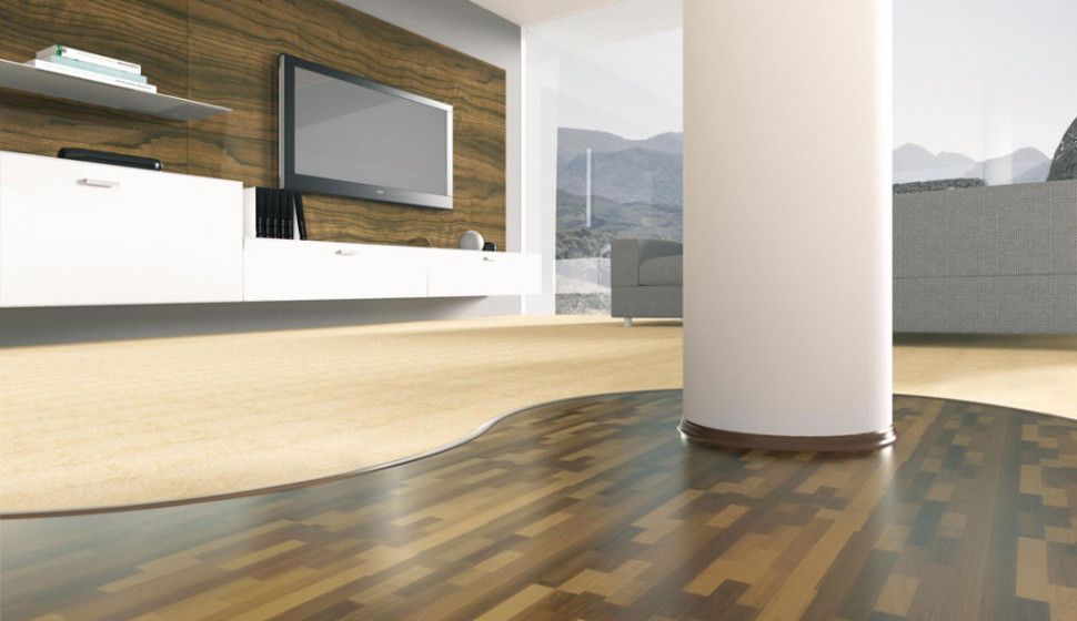 Эластичный напольно-стыковочный профиль Cezar 6m цвет Бамбук 121