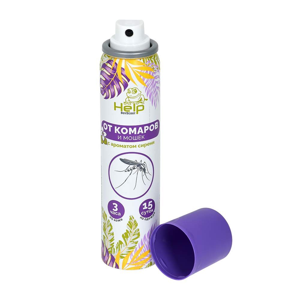 Аэрозоль от КОМАРОВ и МОШЕК "Сирень" репеллентный, 75 мл
