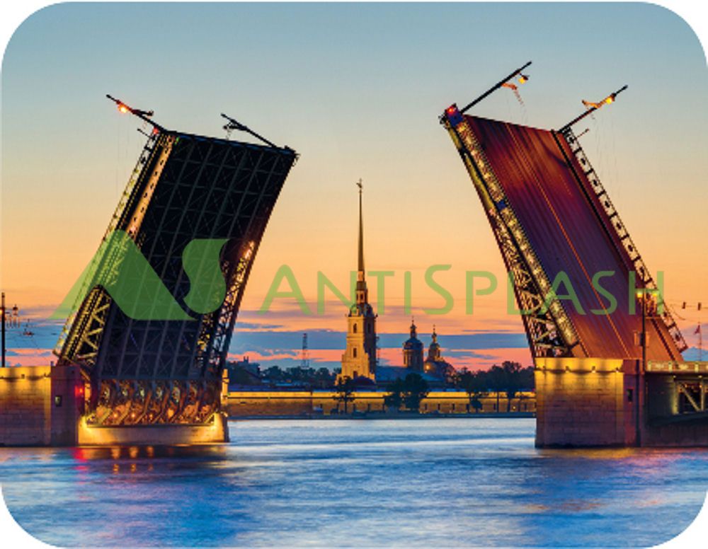 Салфетка сервировочная ПВХ 26х33,5 см мосты