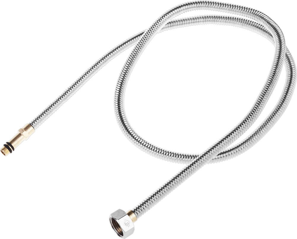 ЗУБР 1/2″, 1.2 м, гайка-штуцер, сильфонная подводка для смесителей с удлиненным штуцером (51013-120)