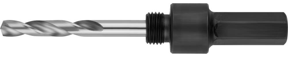 ЗУБР ЭКСПЕРТ-К8 HEX 1/4″ (6,35 мм) державка для биметаллических коронок 14-30 мм (29533)