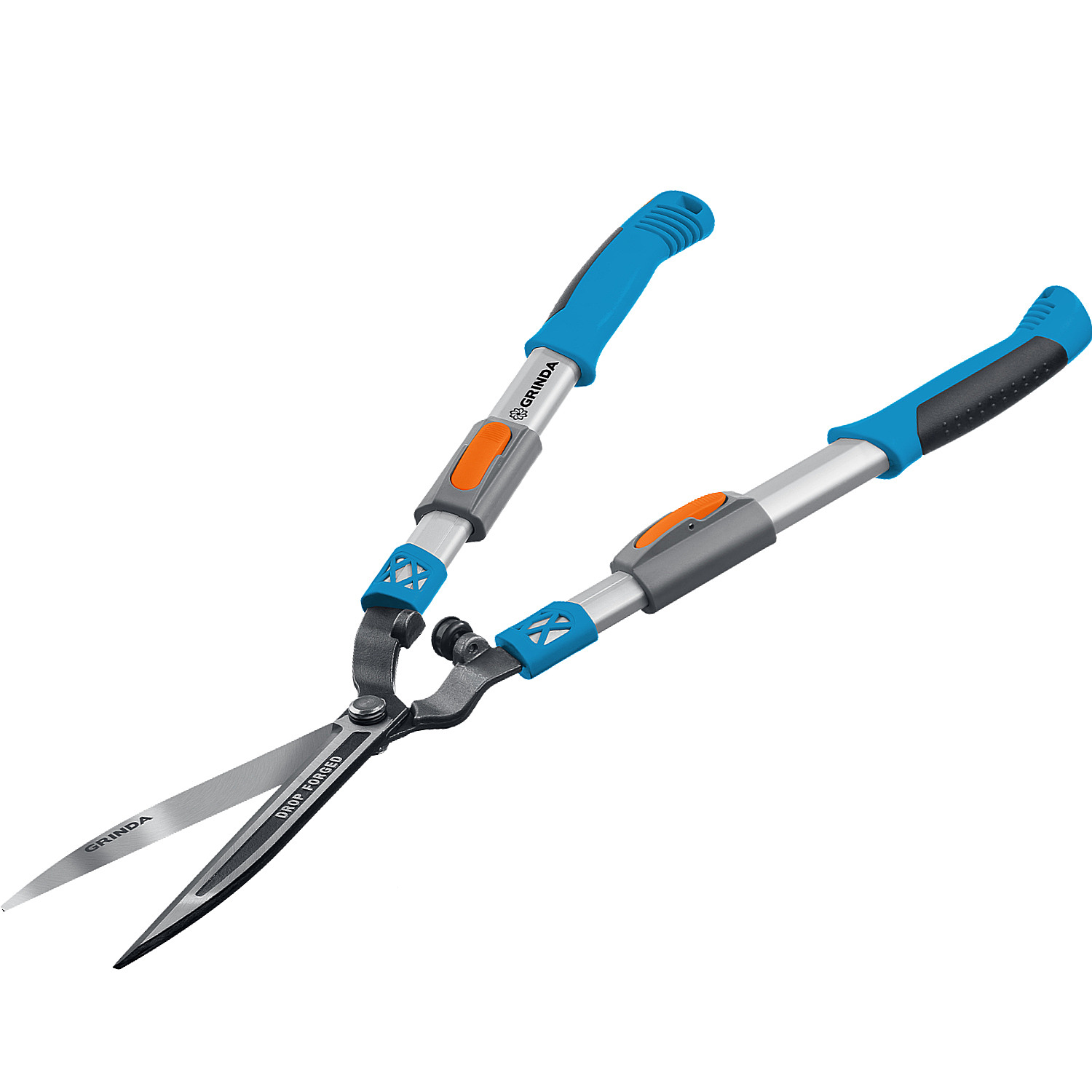 GRINDA FH-800T, длина 630 - 800 мм, кованые лезвия, телескопический, алюминиевые рукоятки, кусторез, PROLine (423790)