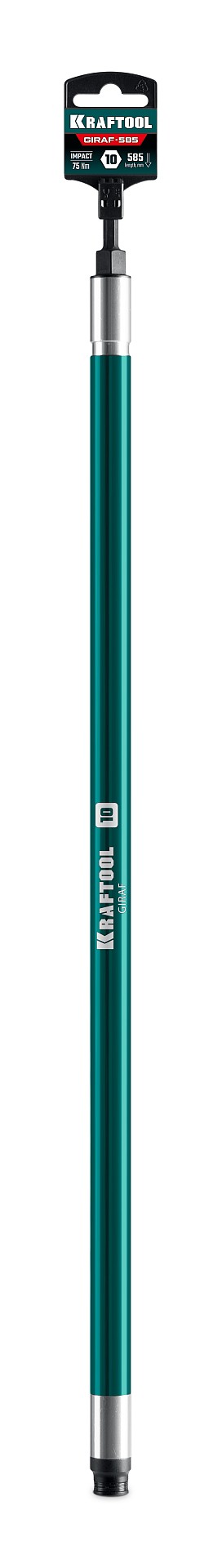 KRAFTOOL GIRAF, 10 мм (М6), 585 мм, экстрадлинная ударная бита с торцовой головкой (26198-10)