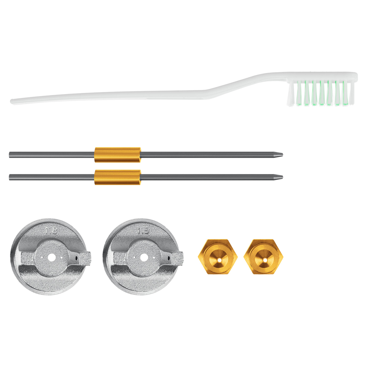 ЗУБР MS 200-3, 1.2, 1.5, 1.8 мм, пневматический краскопульт с верхним бачком (06458)