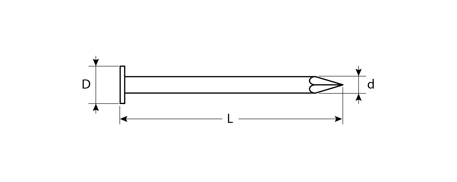 ЗУБР ГОСТ 4029-63, 25 x 2 мм, цинк, 5 кг, толевые гвозди (305210-20-025)