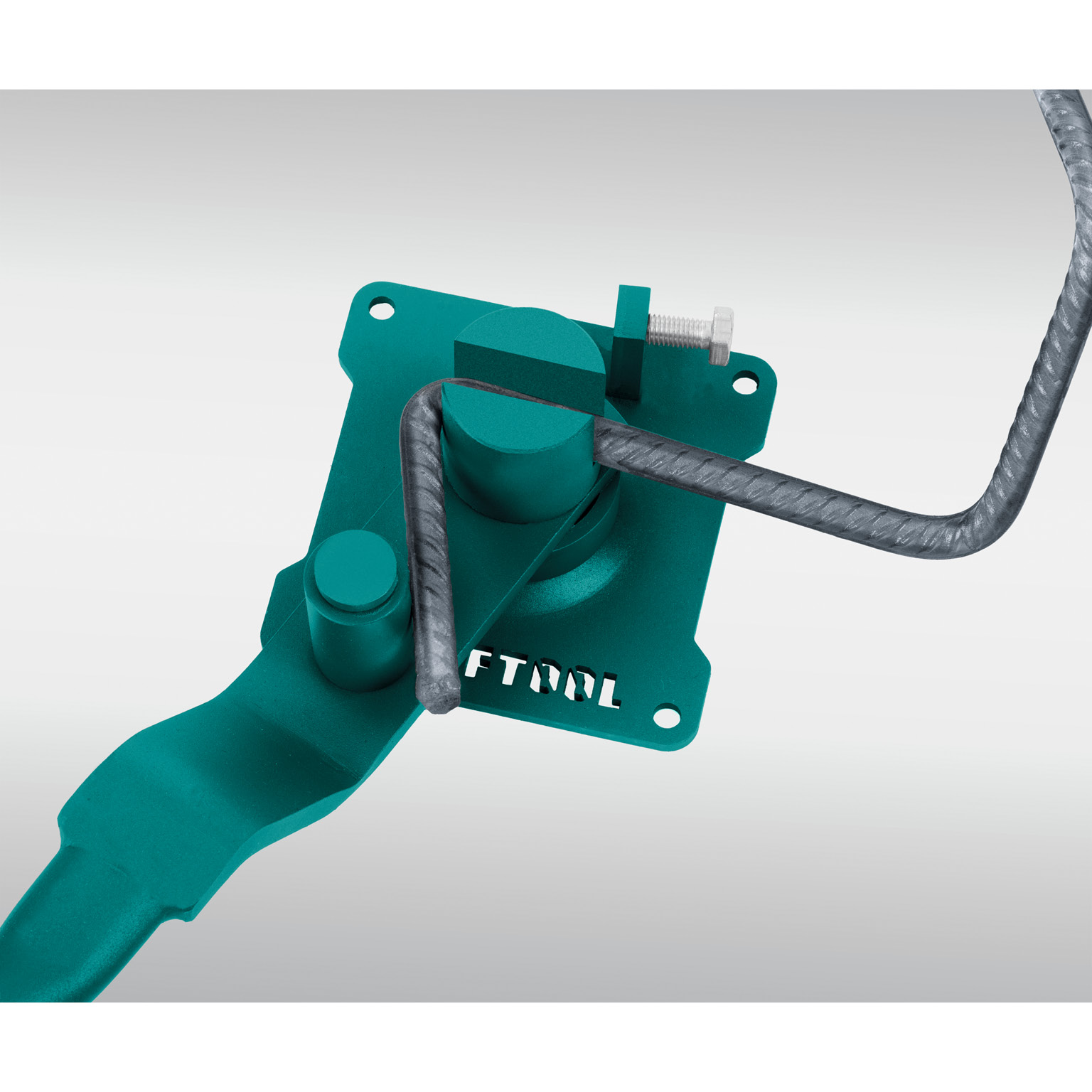 KRAFTOOL 12 E, острый гиб, на подшипнике, ручной станок для гибки арматуры (23303)