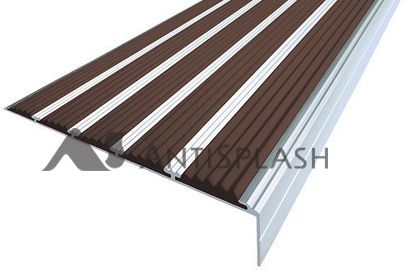 Алюминиевый угол-порог АУ-160, 1350 мм, темно-коричневый