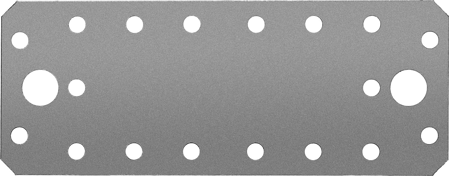 ЗУБР КП-2.5, 140 x 55 x 2.5 мм, цинк, крепежная пластина (31023-140)