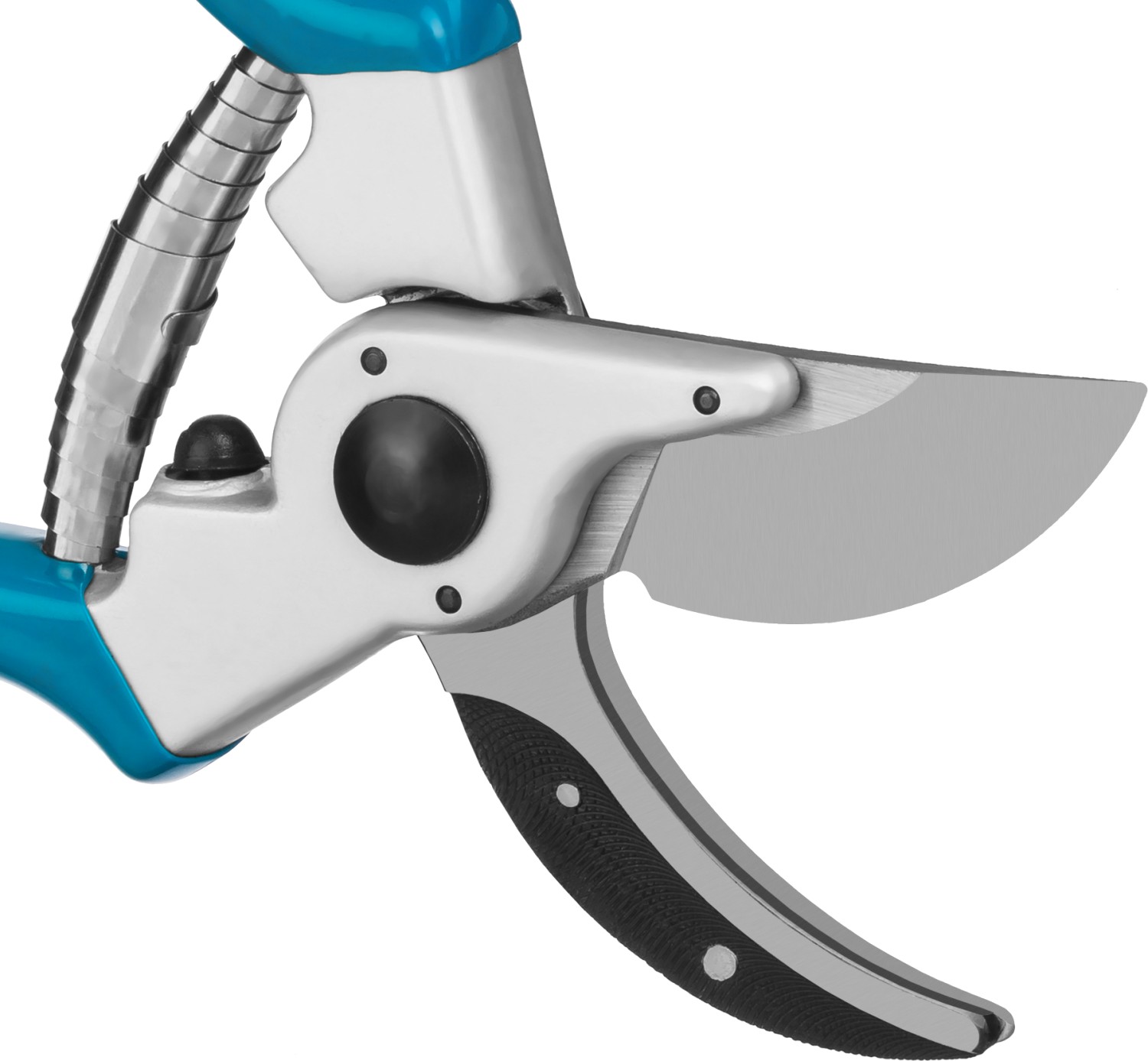 GRINDA P-23, 210 мм, усиленные лезвия, закалённая сталь, алюминиевые кованые рукоятки, плоскостной секатор, PROLine (423423)