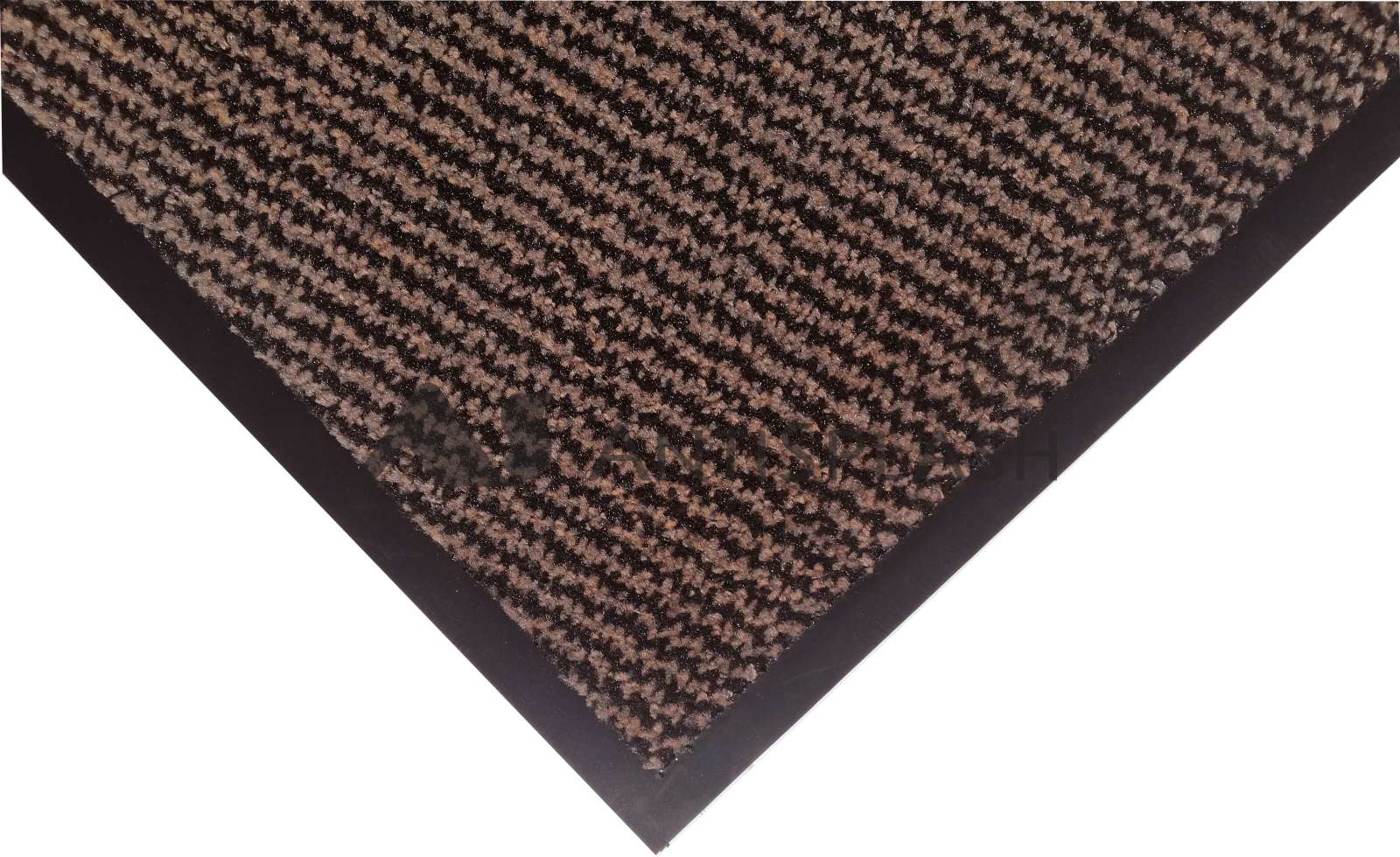 Грязезащитный коврик на ПВХ основе ЗигЗаг 40*60см, цвет: коричневый