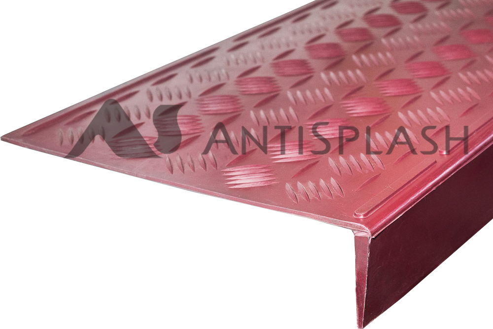 Большая облегченная проступь 750x305x71, красная