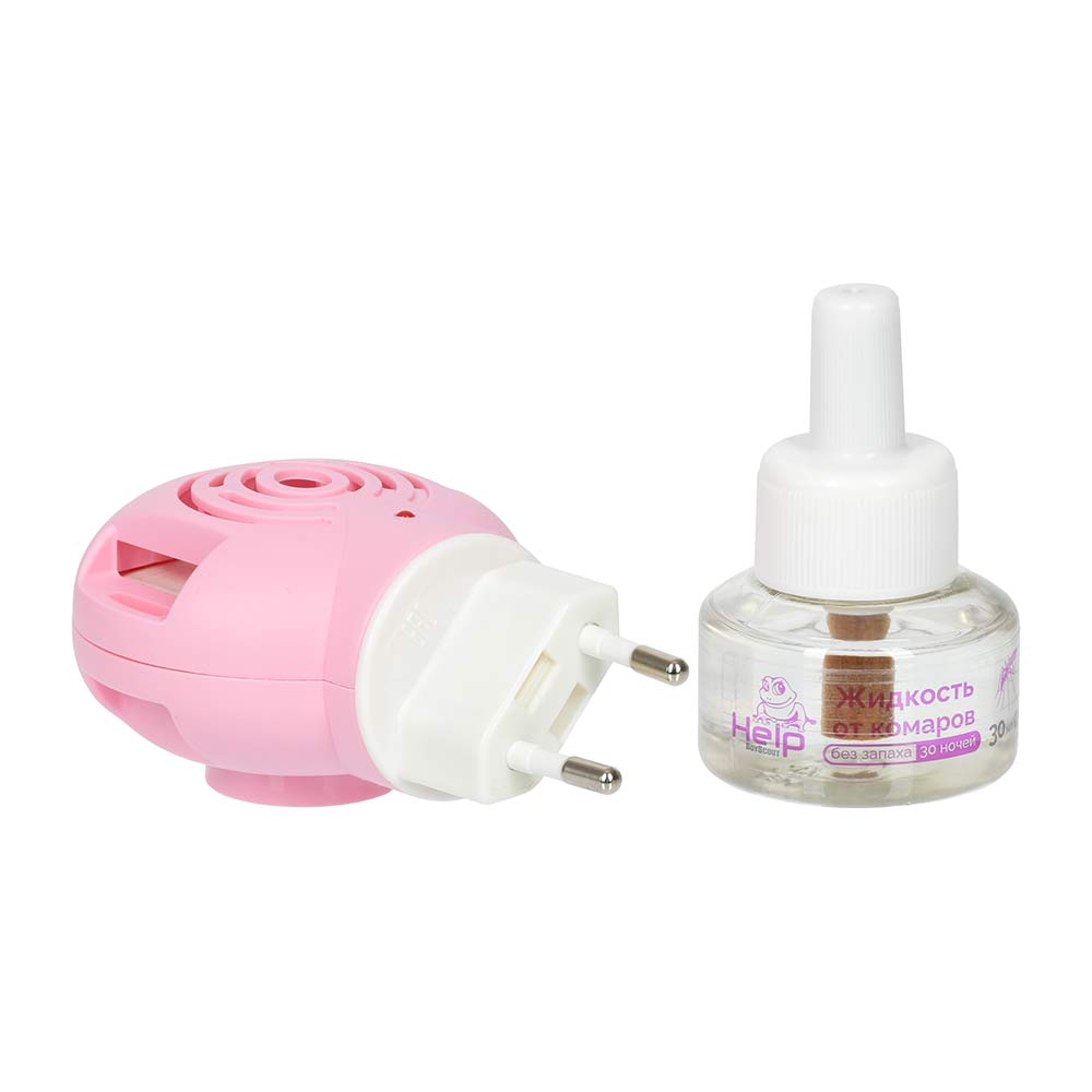 Комплект для ДЕТЕЙ: фумигатор + жидкость от КОМАРОВ для ДЕТЕЙ, без запаха, 30 ночей