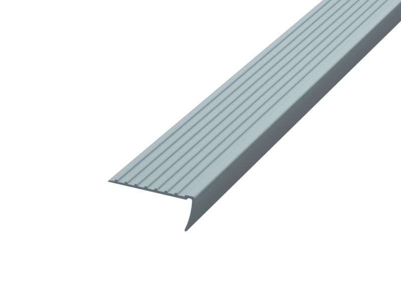 Уголок «Евроступень-Угол», 50 мм, 12м, серый