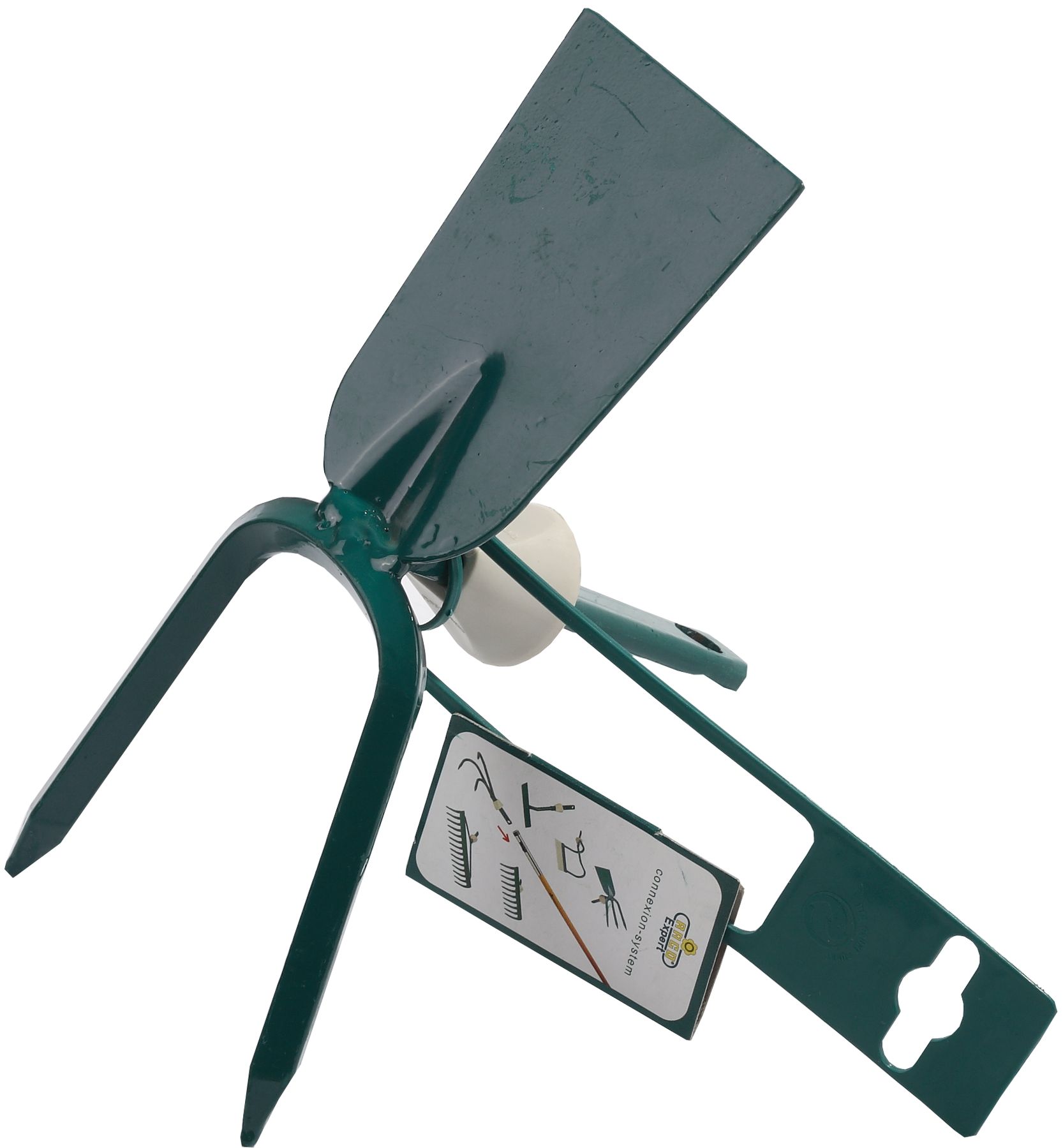 RACO Maxi, 70 мм, прямое лезвие, 2 зубца, с быстрозажимным механизмом, садовая мотыжка (4230-53816)