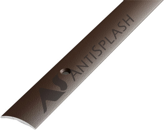 Порог алюминиевый  ПС-02 19x3,5x1800 мм, окрашенный в шоколад