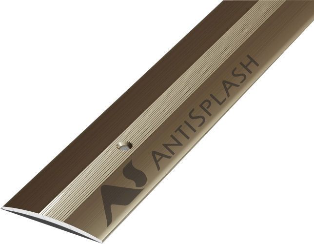 Порог алюминиевый  ПС-03 37x3,3x900 мм, анод люкс бронза