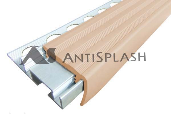 Профили закладные алюминиевые «SafeStep» бежевый (тип 2), 2,4 м