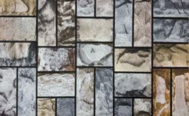 Коврик придверный флокированный "Брусчатка" 45х75 см