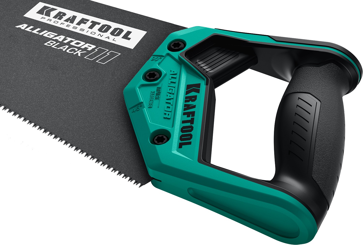 KRAFTOOL Alligator Black 11, 400 мм, ножовка для точного реза (15205-40)