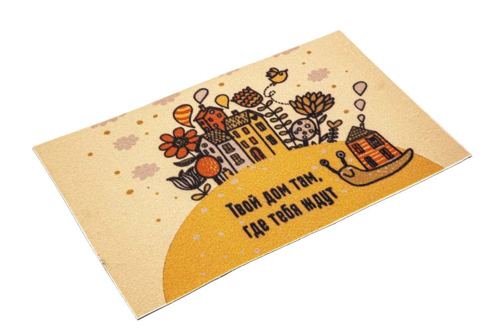 Коврик велюровый 45х75 см Улитка