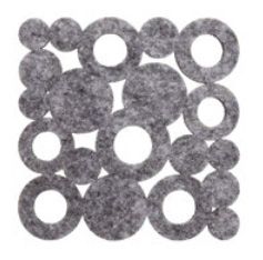 Подставка фетровая "Пузыри", 11*11 см MARMITON /1296/48