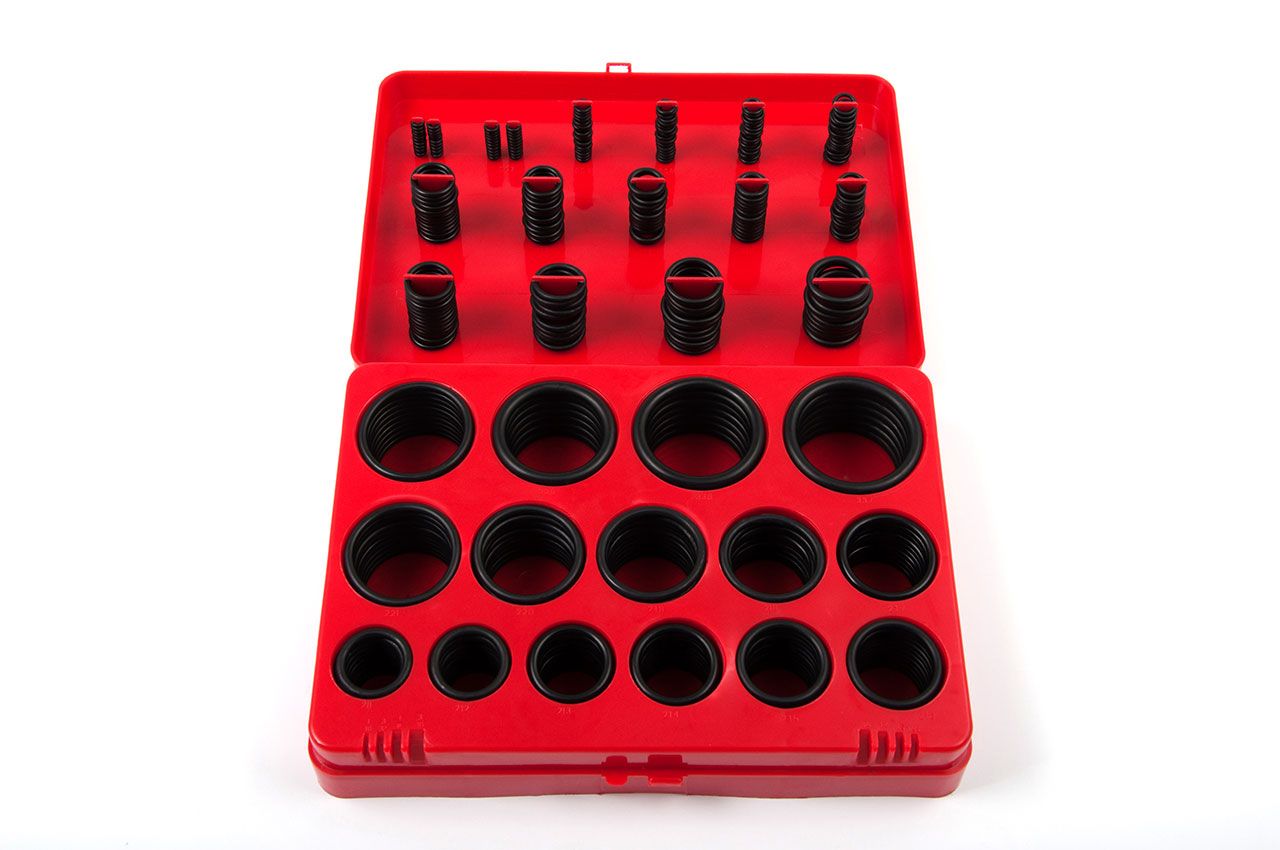 Набор колец резиновых уплотнительных O-Ring NBR70 Дюйм. (№5A) 347шт