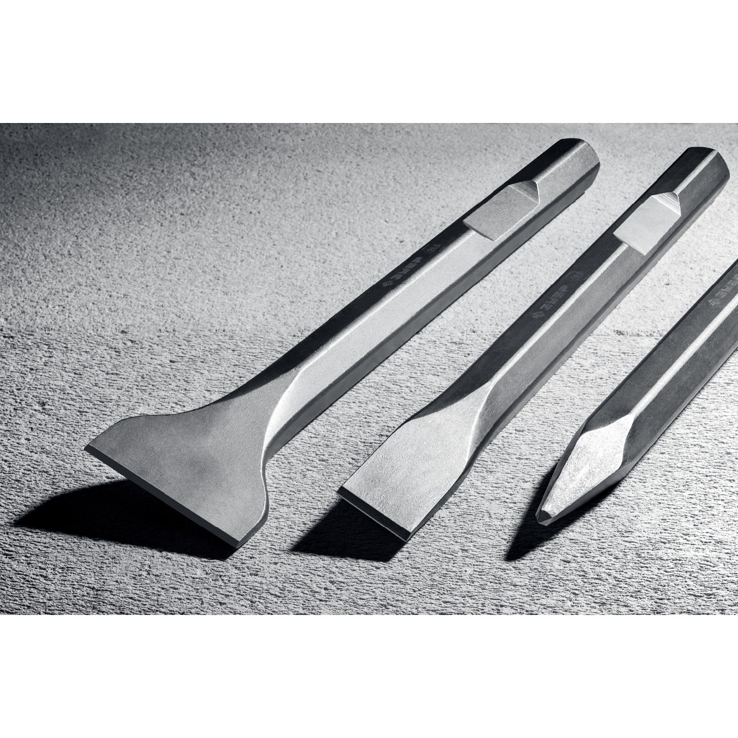 ЗУБР БУРАН, 80 х 400 мм, HEX 28, лопаточное зубило (29380-80-400)