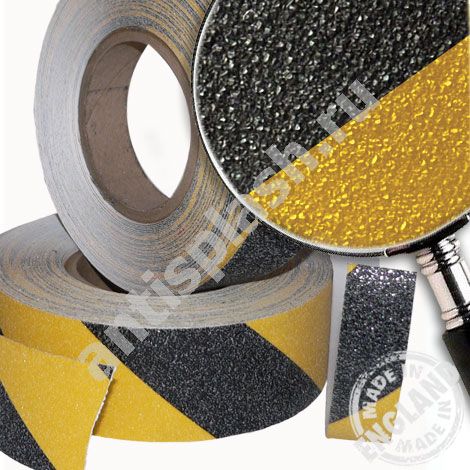 Anti Slip Systems, крупной зернистости, 50 мм желто-черная