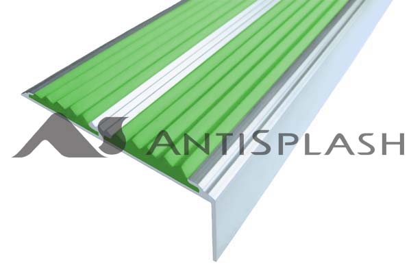 Алюминиевый угол-порог АУ-68, 1000 мм, зеленый