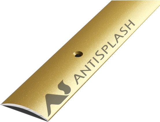 Порог алюминиевый  ПС-04-01 30x4,6x1800 мм, окрашенный в золото