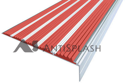 Алюминиевый угол-порог АУ-160, 2000 мм, красный