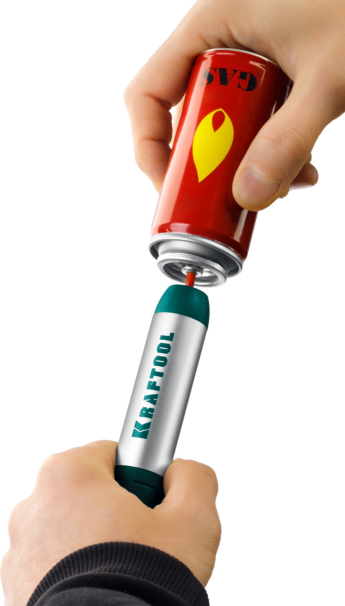 KRAFTOOL SolderGas, 70 A, 30 - 70 Вт, 1300°С, горелка, фен, набор 3 в 1, газовый паяльник (55504-H3)